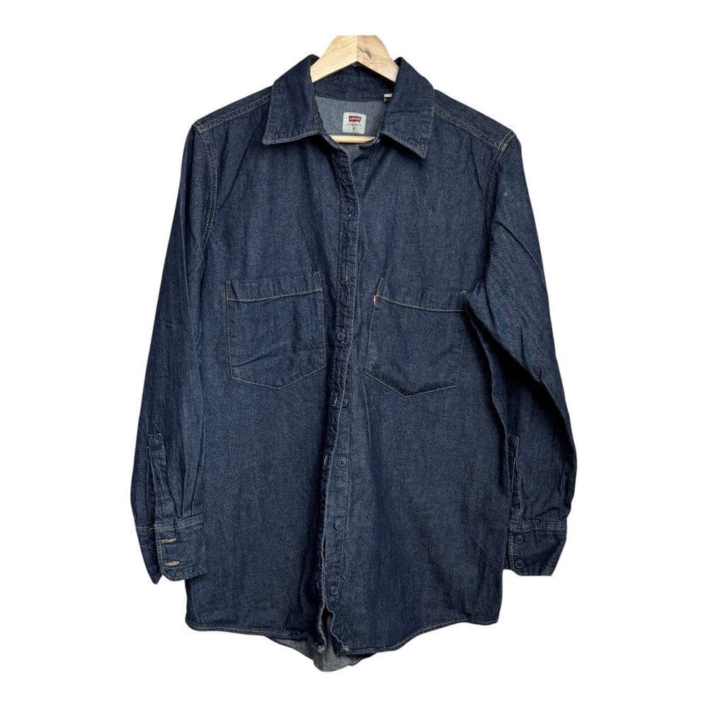 Levis Button Up Shirt‎ Mens medium  denim